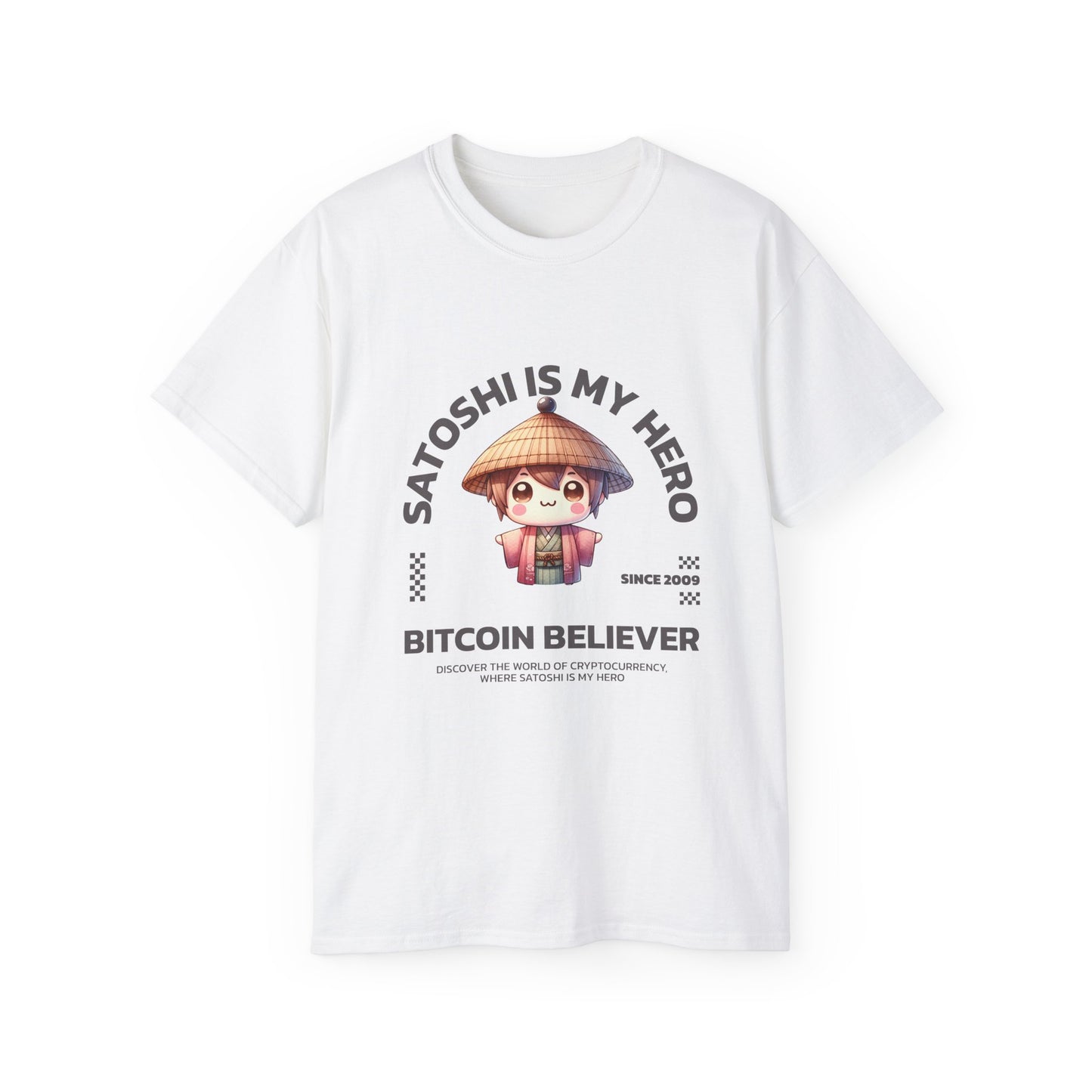 Satoshi Is My Hero Crypto T-Shirt