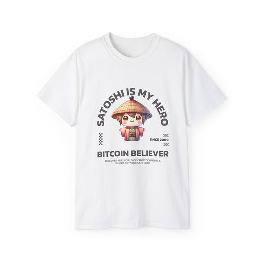 Satoshi Is My Hero Crypto T-Shirt